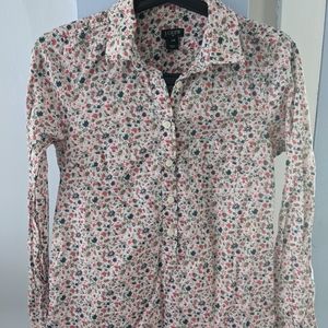 J. Crew Women's Floral Blouse, XXS